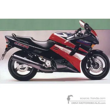 Honda CBR1000F 1993 - Blu - Lapis Blue Metallic