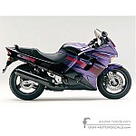 Honda CBR1000F 1994 - Purple