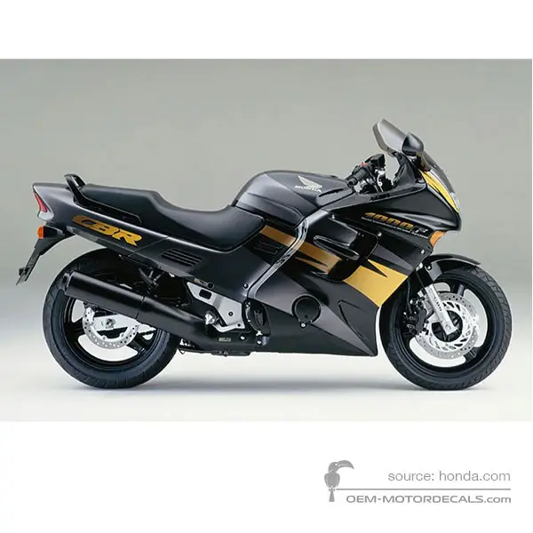 Honda CBR1000F 1995 - Czarny - Black
