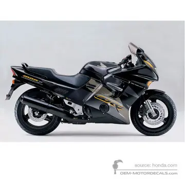 Honda CBR1000F 1996 - Nero - Black