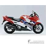 Honda CBR1000F 1996 - Red