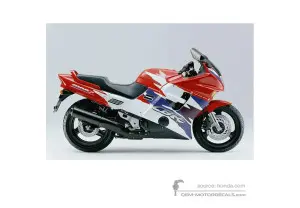 Pegatinas para Honda CBR1000F 1996 - Rojo • Honda Pegatinas OEM