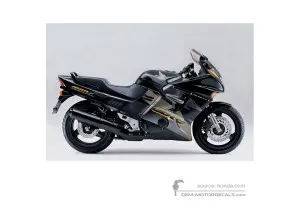 Aufkleber für Honda CBR1000F 1997 - Schwarz • Honda OEM-Aufkleber