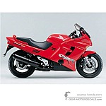 Honda CBR1000F 1999 - Red