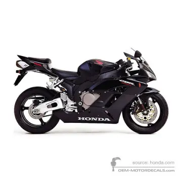 Honda CBR1000RR FIREBLADE 2005 - Negro - Black