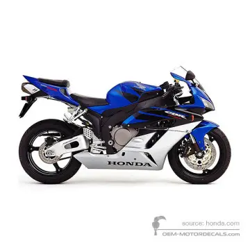 Honda CBR1000RR FIREBLADE 2005 - Blu - Candy Tahitian Blue