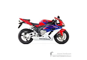 Autocollants pour Honda CBR1000RR FIREBLADE 2005 - Rouge • Honda Autocollants OEM