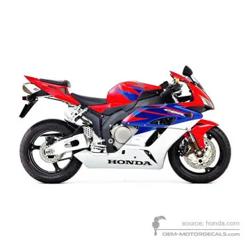 Honda CBR1000RR FIREBLADE 2005 - Czerwony - Winning Red