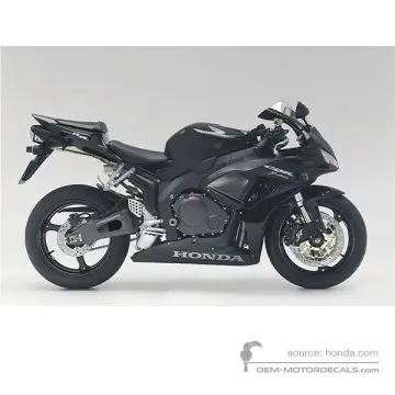 Honda CBR1000RR FIREBLADE 2006 - Zwart - Graphite Black