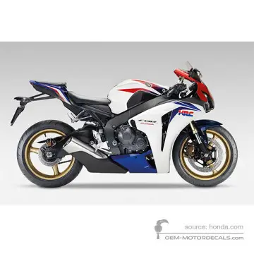 HONDA CBR1000RR FIREBLADE 2009 - Biały - Pearl Sunbeam White