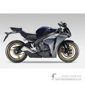 HONDA CBR1000RR FIREBLADE 2009 - Blauw - Pearl Siren Blue