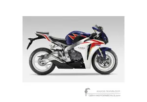 Autocollants pour HONDA CBR1000RR FIREBLADE 2011 - Bleu • Honda Autocollants OEM