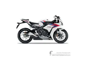 Adesivi per HONDA CBR1000RR FIREBLADE 2012 - Bianco • Honda Adesivi OEM