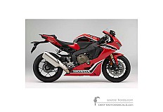 Autocollants pour HONDA CBR1000RR FIREBLADE 2017 - Rouge • Honda Autocollants OEM