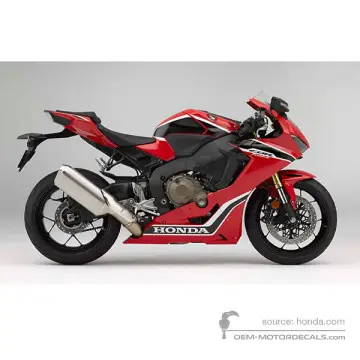HONDA CBR1000RR FIREBLADE 2017 - Rot - Victory Red