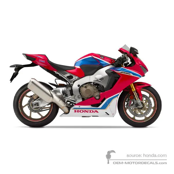 HONDA CBR1000RR FIREBLADE SP2 2019 - Rood - Grand Prix Red