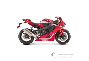 Adesivi per HONDA CBR1000RR FIREBLADE 2019 - Rosso • Honda Adesivi OEM