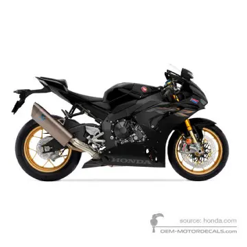 Honda CBR1000RR FIREBLADE SP 2022 - Zwart - Matte Pearl Morion Black