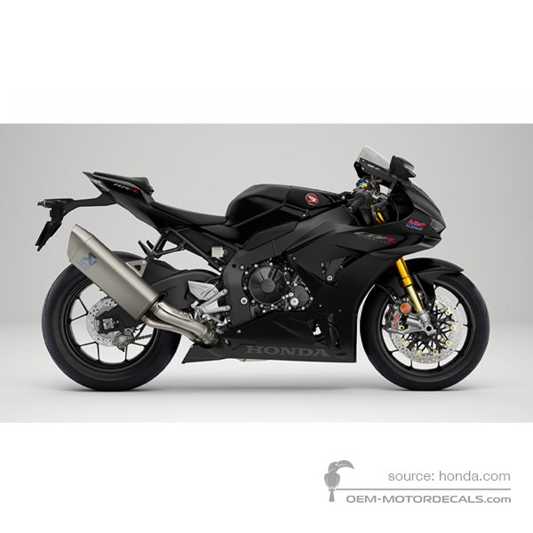 Aufkleber für Honda CBR1000RR-R FIREBLADE SP CARBON 2024 - Schwarz • Honda OEM-Aufkleber