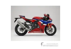 Autocollants pour Honda CBR1000RR-R FIREBLADE SP 2024 - Rouge • Honda Autocollants OEM