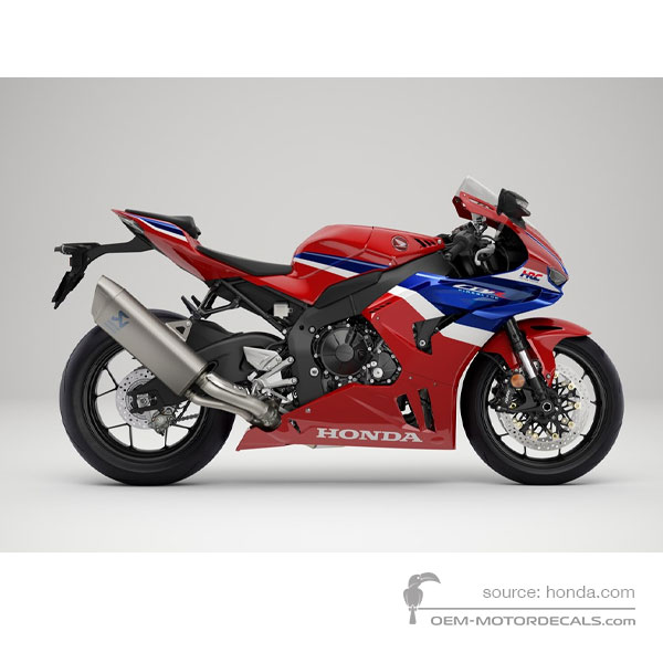 Adesivi per Honda CBR1000RR FIREBLADE 2025 - Rosso • Honda Adesivi OEM