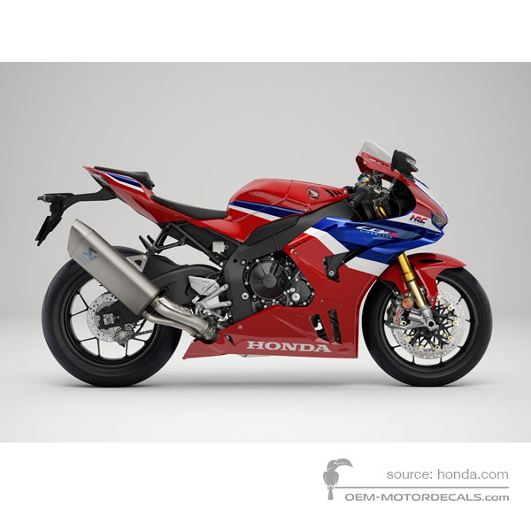 Adesivi per Honda CBR1000RR-R FIREBLADE SP 2025 - Rosso • Honda Adesivi OEM