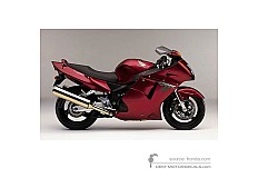 Autocollants pour Honda CBR1100XX SUPER BLACKBIRD 1997 - Rouge • Honda Autocollants OEM