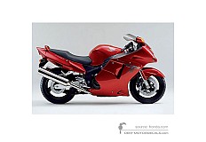 Autocollants pour Honda CBR1100XX SUPER BLACKBIRD 1998 - Rouge • Honda Autocollants OEM