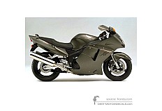 Autocollants pour Honda CBR1100XX SUPER BLACKBIRD 1998 - Argent • Honda Autocollants OEM