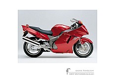Autocollants pour Honda CBR1100XX SUPER BLACKBIRD 2000 - Rouge • Honda Autocollants OEM