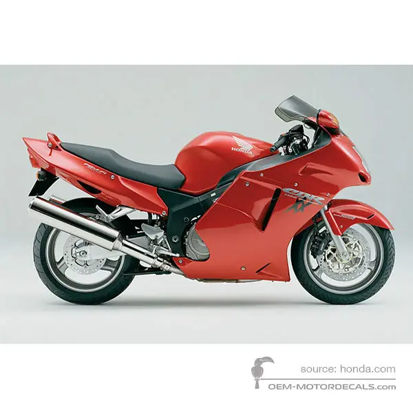 Honda CBR1100XX SUPER BLACKBIRD 2003 - Red - Candy Blazing Red
