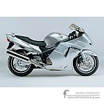 Honda CBR1100XX SUPER BLACKBIRD 2003 - Argento