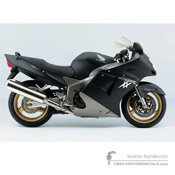 Honda CBR1100XX SUPER BLACKBIRD 2004 - Black - Mat Gunpowder Black Metallic