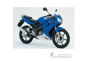 Autocollants pour Honda CBR125R 2004 - Bleu • Honda Autocollants OEM