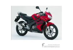 Autocollants pour Honda CBR125R 2004 - Rouge • Honda Autocollants OEM