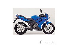 Decals for Honda CBR125R 2005 - Blue • Honda OEM Decals