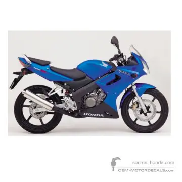 Honda CBR125R 2005 - Azul - Candy Lighting Blue
