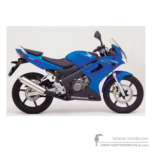Honda CBR125R 2005 - Azul - Candy Lighting Blue