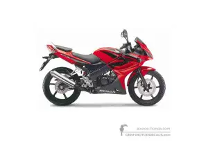 Autocollants pour Honda CBR125R 2008 - Rouge • Honda Autocollants OEM