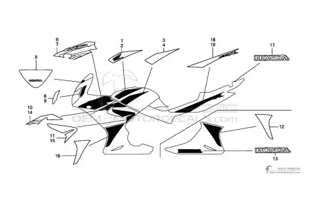Honda CBR125R 2008 - Blu