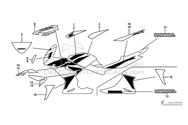 Honda CBR125R 2008 - Zwart