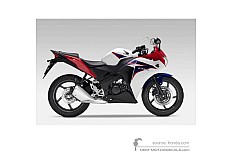 Decals for Honda CBR125R 2011 - White • Honda OEM Decals