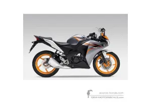 Adesivi per Honda CBR125R 2011 - Argento • Honda Adesivi OEM