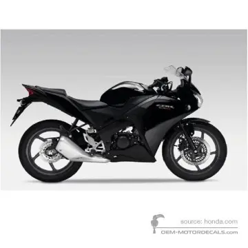 Honda CBR125R 2011 - Negro - Asteroid Black Metallic