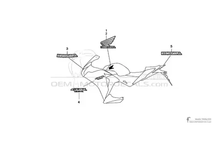 Honda CBR125R 2014 - Rouge