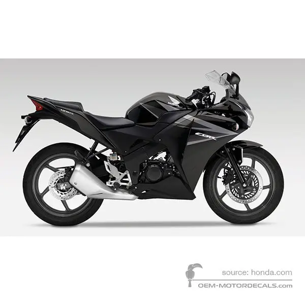 Honda CBR125R 2012 - Negro - Asteroid Black Metallic