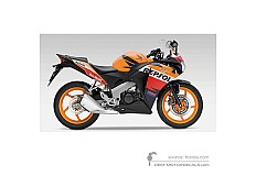 Autocollants pour Honda CBR125R 2012 - Orangé • Honda Autocollants OEM