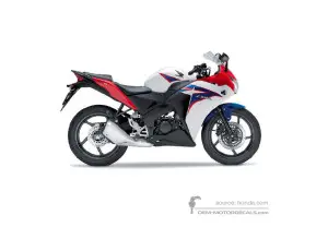 Decals for Honda CBR125R 2012 - White • Honda OEM Decals