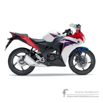 Honda CBR125R 2012 - Bianco - Ross White