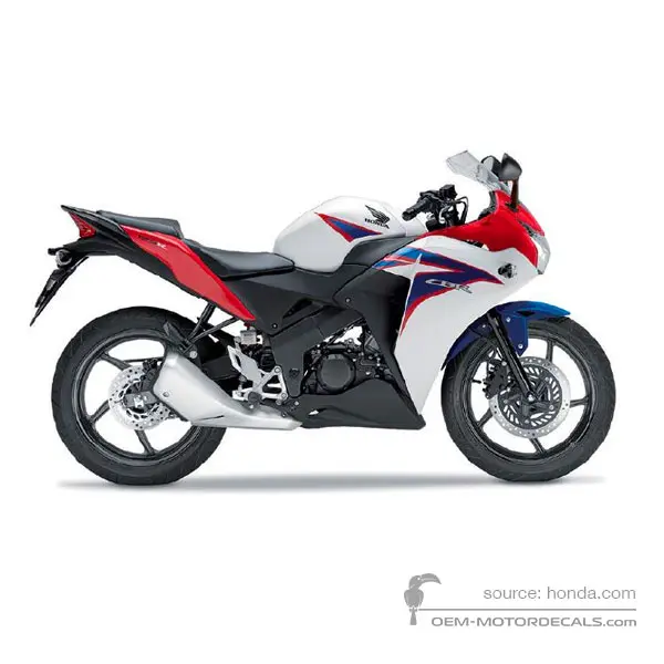 Honda CBR125R 2012 - Blanco - Ross White